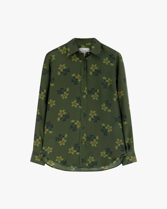 Silky Floral Blouse