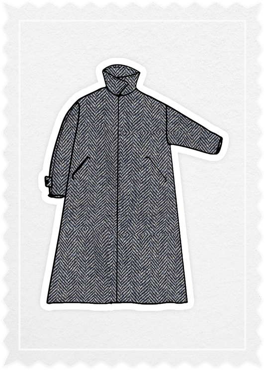 Herringbone 'Loden Coat'