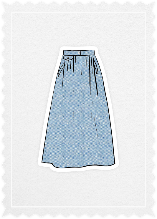 Linen 'Rocking Skirt'