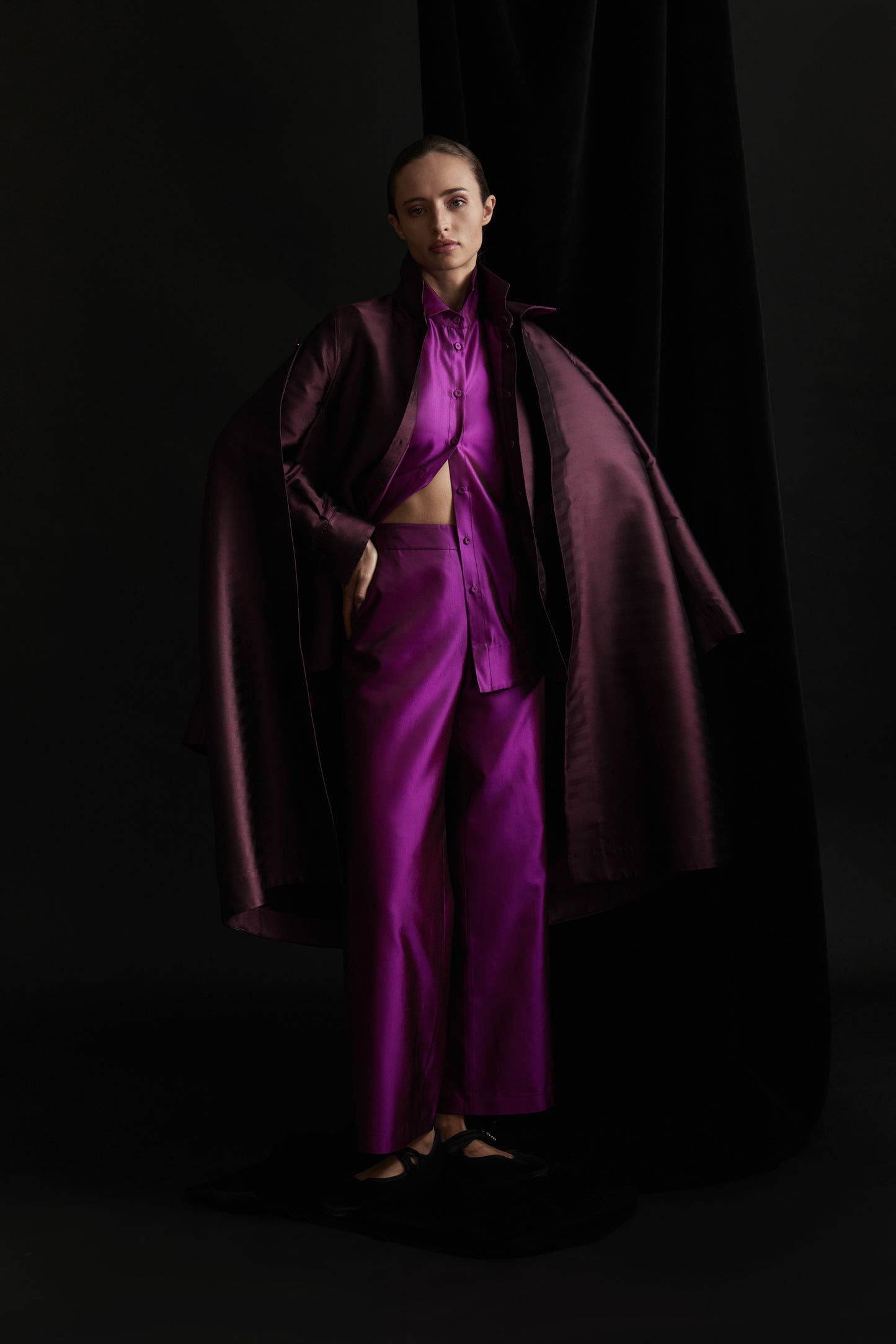 Silken 'Mirage' Coat